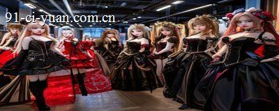 91次元Cosplay展示厅，多位Cosplayer身着精美服装拍摄的高质量写真，灯光专业，服装还原度极高